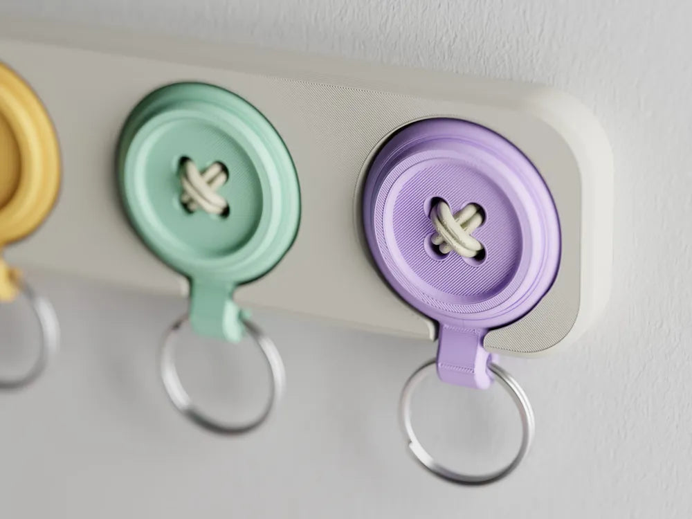 Button Keychain