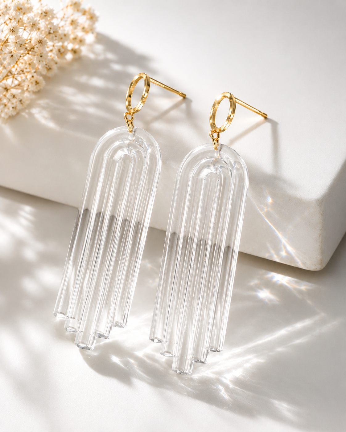 Clear Earrings