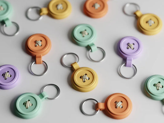Button Keychain