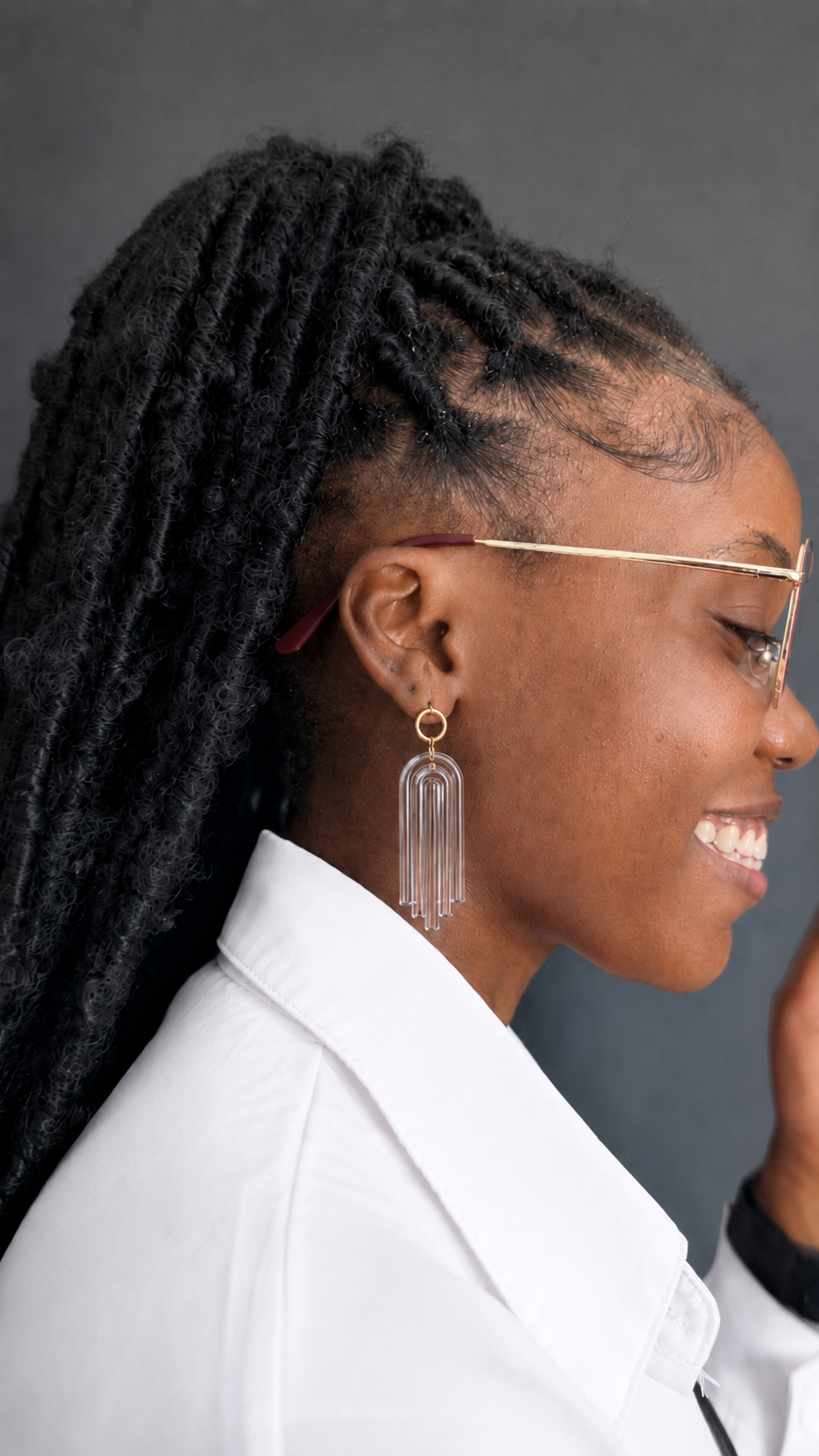 Clear Earrings